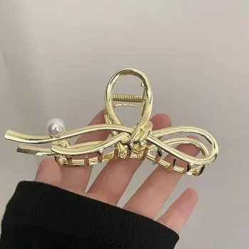 Новая мода металлическая заколка в виде звездочки с когтями, элегантные полые заколки для волос, заколки в виде краба, заколки для волос, заколки для женщин, аксессуары для волос, подарок