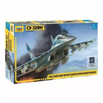 ZVEZDA Сборная модель Российский фронтовой бомбардировщик Су-32ФН