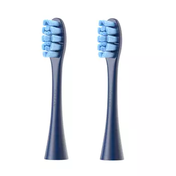 Комплект насадок для электрической зубной щетки Oclean X Pro 2шт, синий