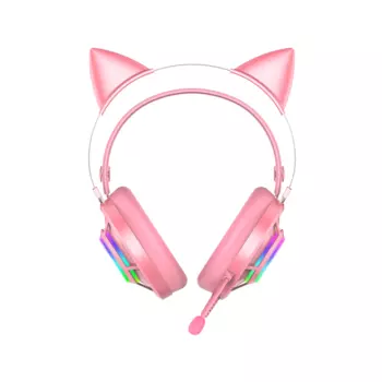Накладные проводные наушники Dareu EH469 Pink
