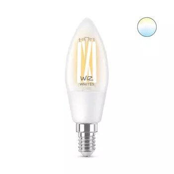 Умная лампочка WiZ Wi-Fi BLE 40 Вт C35 E14927-65CL1PF/6