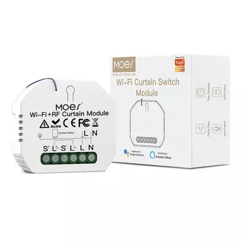 Умный переключатель Moes MS-104 Wi-Fi + RF Switch Module