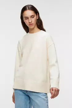 Свитер oversize вискозный тонкой вязки