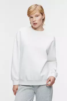 Свитшот хлопковый базовый oversize