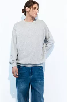 Свитшот oversize базовый из футера