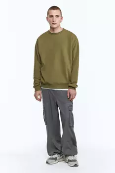 Свитшот oversize базовый утепленный