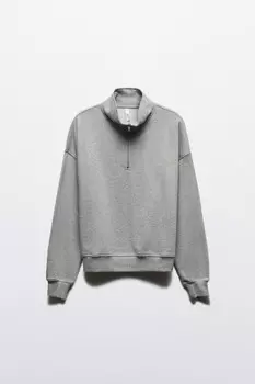Толстовка half zip из футера
