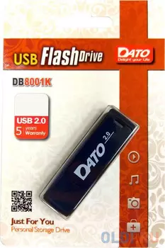 Флеш Диск Dato 32Gb DB8001 DB8001K-32G USB2.0 черный