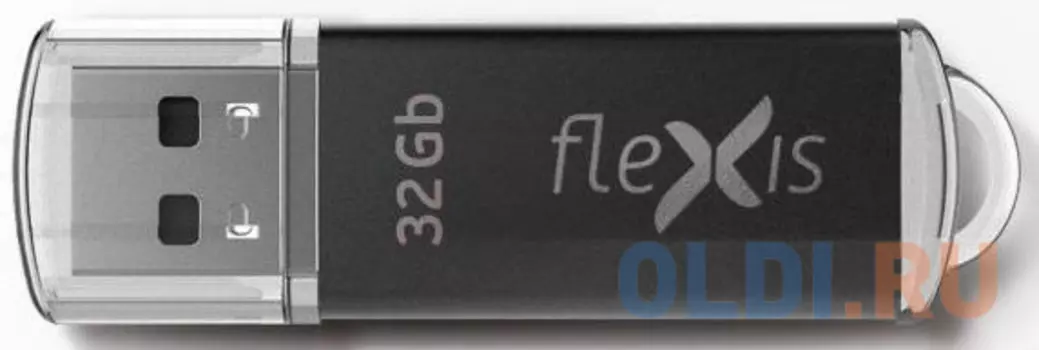 Флэш-драйв Flexis RB-108 3.0, 32 Гб, USB 3.1 gen.1, чёрный