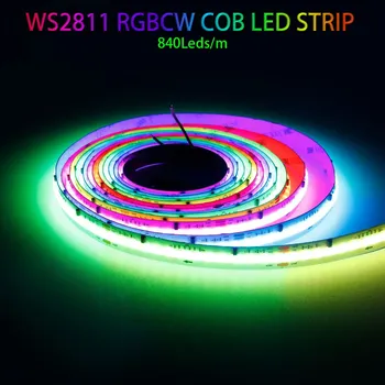 Xnbada RGBCCW светодиодная лента WS2811 840 светодиодов/м 12 мм DC24V