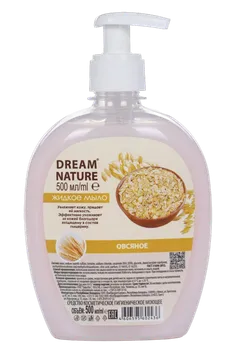 Мыло жидкое Dream Nature овсяное молочко, 500 мл