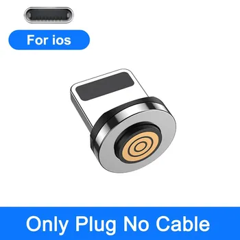 540 вращающийся магнитный кабель 3A быстрая зарядка кабель типа C для Xiaomi Samsung Micro USB кабель для передачи данных магнитное зарядное устройство для iPhone 14 1m