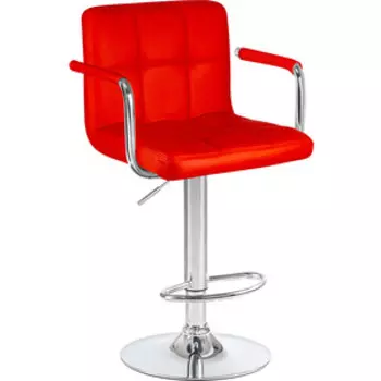 Стул барный Dobrin KRUGER ARM LM-5011 красный