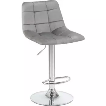 Стул барный Dobrin TAILOR LM-5017 серый велюр (MJ9-75)