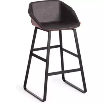 Стул барный TetChair Doro (mod. 9088S) пластик/металл grey (серый) 7 / brown (коричневый) 9/черный