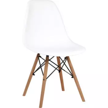 Стул La-Alta Florence в стиле Eames белоснежный DC111