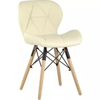 Стул La-Alta Turin 2 в стиле Eames ваниль