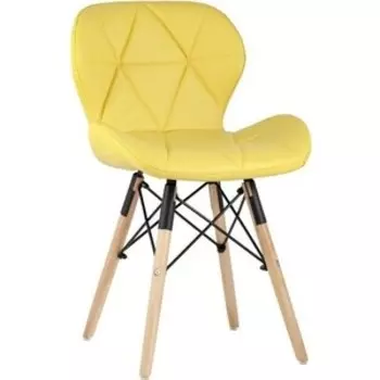 Стул La-Alta Turin 2 в стиле Eames желтый