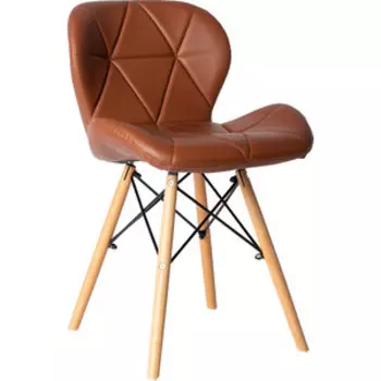 Стул La-Alta Turin в стиле Eames коричневый