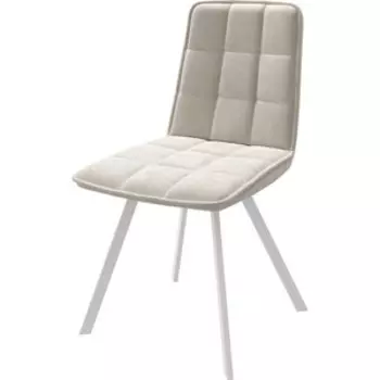 Стул Мамадома Ром М Белый /Cream Lux B3 Велюр Lux (101760)