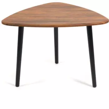 Стол журнальный TetChair Troya МДФ/дерево дуб американский ножки черные