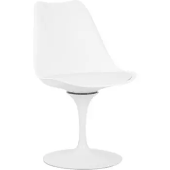 Стул обеденный Dobrin TULIP LMZL-PP635E белое основание, цвет белый (W-02)