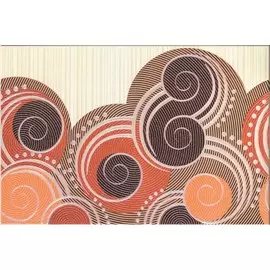 Calipso brown wave декор 30x45