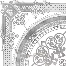 Classic Marble Декор Белый G-270/G/d02/40x40