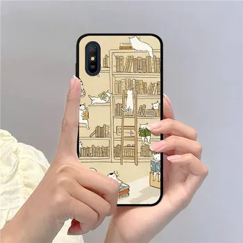 Чехол для телефона Yinuoda с рисунком японского кота и напитка для Redmi 9A 8A 7A 7A 7 6A 5A 5 Plus 4X S2 GO K20 K30 6 Note 8 9 Pro K40 or K40 Pro