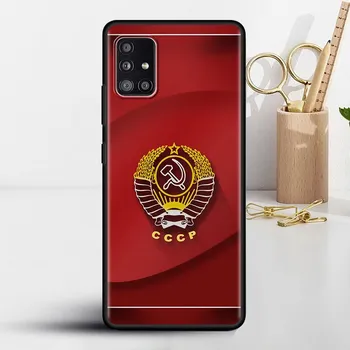 Мягкий чехол-бампер для Samsung Galaxy A51 A71 A21s A50 A12 A31 A41 A52 M31 A42 A32 M51 A11 A02s, силиконовый чехол, винтажный СССР CCCP Samsung A01