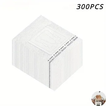 100/200/300 шт. бумажные пакеты с фильтром для кофе, одноразовые капельные кофейные пакеты с ручкой, подвесные аксессуары для кофе для эспрессо, чайный инструмент 100Pcs