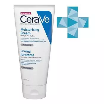 Крем увлажняющий для сухой и очень сухой кожи лица CeraVe /ЦераВе 177мл