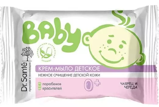 Крем-мыло детское Чабрец Dr.Sante Baby Elfa Pharm 90г