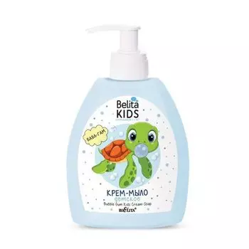 Крем-мыло детское для мальчиков 3-7 лет Бабл Гам Belita Kids 300мл