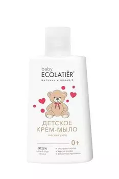 Крем-мыло детское Мягкий уход" 0+, Ecolatier baby 250 мл"