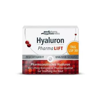 Крем дневной SPF30 Hyaluron Pharma Lift Cosmetics Medipharma/Медифарма банка 50мл