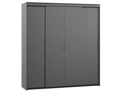 Шкаф-купе Тебар-4-210-230 Графит без зеркал