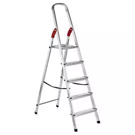 Стремянка 5 ступеней алюминиевая L9 Hailo 8925-901