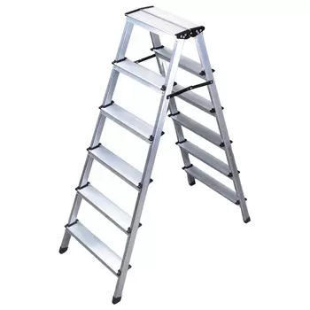 Стремянка алюминиевая Kanat Elips Twin 6+6