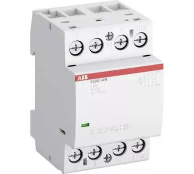 Контактор модульный ABB 40А, ESB40-40N-01 24V