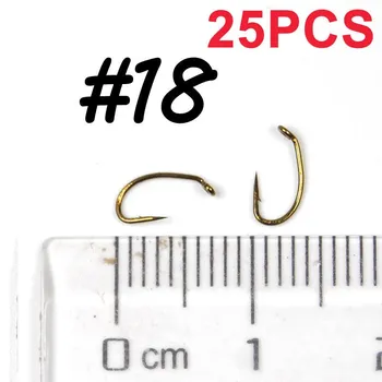 Премиум, 25 шт., смещенный крючок для вязания мушек в виде яйца Caddis, 2 прочных острых крючка-нимфы, крючок для рыбалки нахлыстом, размер # 10, 12, 14, 16, 18, бронзовый #12