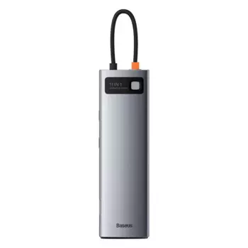 Концентратор Baseus CAHUB-CT0G Metal Gleam 11-in-1 Type-C Space Gray