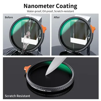 Светофильтр K&F Concept Nano-X ND2-400 82мм KF01.1466