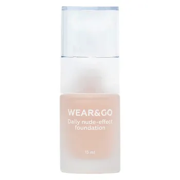 ЛЭТУАЛЬ Легкий тональный крем естественный эффект WEAR&GO Daily nude-effect foundation