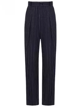 Брюки шерстяные LANVIN