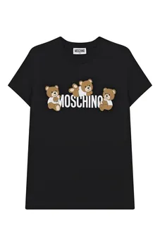 Хлопковая футболка Moschino