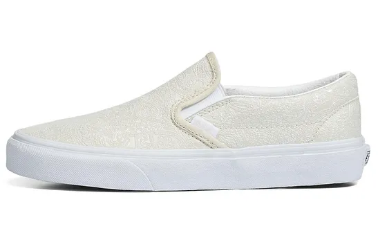 Классические туфли-лодочки «Princess Paisley - Bone White» Vans
