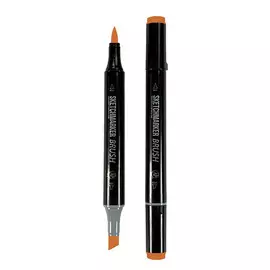 Маркер двухсторонний на спиртовой основе Sketchmarker Brush Цвет Коричневая глина