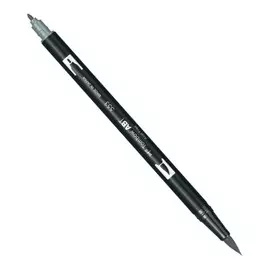 Маркер-кисть двусторонний на водной основе Tombow ABT 553 фиолетовый туман