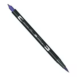 Маркер-кисть двусторонний на водной основе Tombow ABT 565 темно-синий